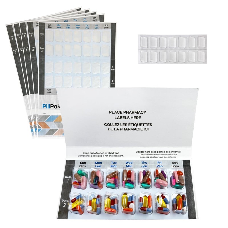 Generic Pill Pak - Weekly Twice a Day Blister Pack,