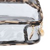 3pcs Makeup Bag Set Leopard Print Large Capacity Portable Waterproof