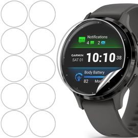 Acadeny Pack of 10 Screen Protectors for Garmin Venu 3s, Ultra Thin Soft TPU Screen Protector HD Clear Screen Protector Film Full Screen Transparent