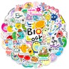 YTSQLER 200 PCS Biology Stickers, Biology Vinyl Stickers for Kids
