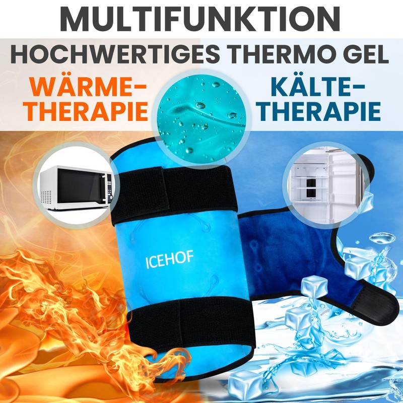 ICEHOF Knee Cooling Cuff – Universal Use – Cooling Pad