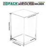 AFOROEOA 10 Pack Clear Acrylic Pen Holder Makeup Brush Holder