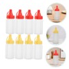 ABOOFAN 8pcs Mini Squeeze Bottles Reusable Leak Condiment Containers for