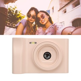 Digital Camera 20MP 1080P Video Camera with 8X Zoom, Perfect for Travel Memories, Selfies, and Vlogs, Suitable for Children and Beginners, Plastic Material (Pink)
