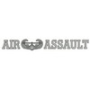 AIR ASSAULT 15" inch Window Strip ARMY Outside Decal