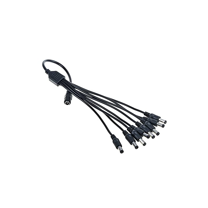 K-MAINS 8-Plug Splitter 8-Way Cord Replacement for Boss PCS-20A Parallel