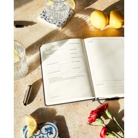 BEECHMORE BOOKS Travel Planner, Black | Vegan Leather Hardcover with Thick 120gsm Lined Paper | Travel Checklists & 8 Trip Sections | Gift Box | for Gap Year Travelers, Honeymoon & Holidays