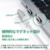 USB TYPE-C Converter Adapter, Magnet, USB 3.1, 40Gbps, PD100W, 4K/60Hz,