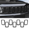 JeCar Front Grill Rings Grille Inserts Cover Trim Kit for
