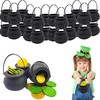 Chochkees Black Candy Cauldron Kettles, Party Decoration Supplies, St. Patrick's