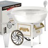 Cotton Candy Machine Kit - White Retro Cotton Candy Maker,