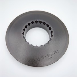 ORIGAMI Resin Holder, Black (BK), Origami Dripper Holder (S and M Compatible), Made in Japan, AS Resin (8 Pieces)
