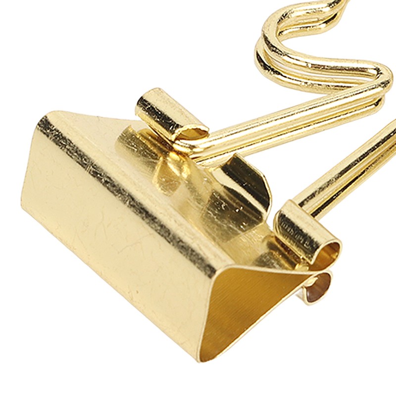100pcs Flower Shape Binder Clips Strong Clamping Force Metal Cute