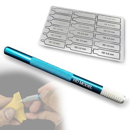VICHE CATT Spin Mold Replacement Blades 18 Types Plastic Model Tool Set Sujibori Drilling Drill (Stainless Steel)