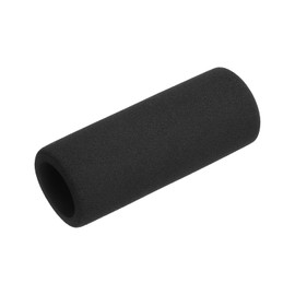 sourcing map Pipe Insulation Tube Foam Tubing for Handle Grip Support 32mm ID 44mm OD 108mm Length Heat Preservation Black