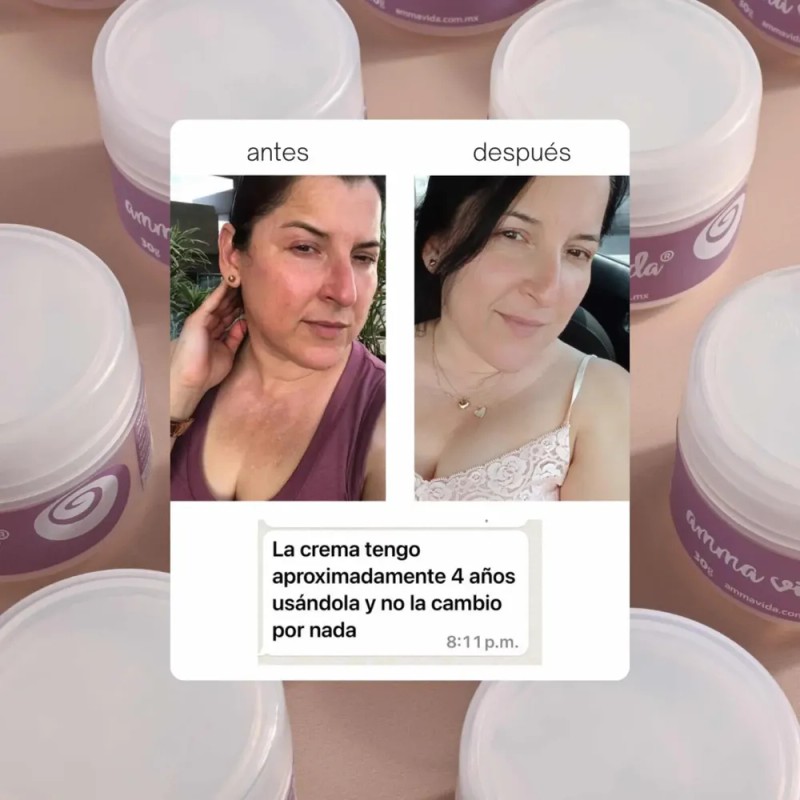 Crema Extra Nutrición Amma Vida, Nutre Tu Piel Y Humecta