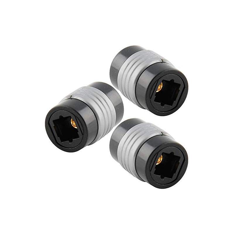 JacobsParts TosLink Optical Coupler Digital Audio Fiber Optic Female Extension