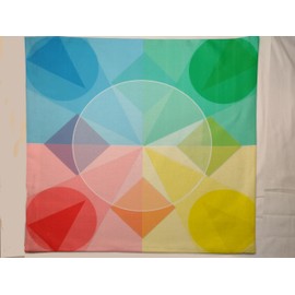 Altar Cloth or Tarot Mat - Color Portals - Pagan or Wicca Altar or Tarot Cloth