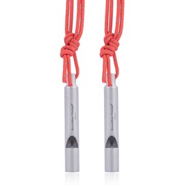 Boundless Voyage Ti9010O Whistle, Titanium, Ultra Lightweight, Loud and Durable, Disaster Prevention Whistle, For Emergencies, Evacuations, Crime Prevention, Mountain Climbing, Solo Camping, Outdoor