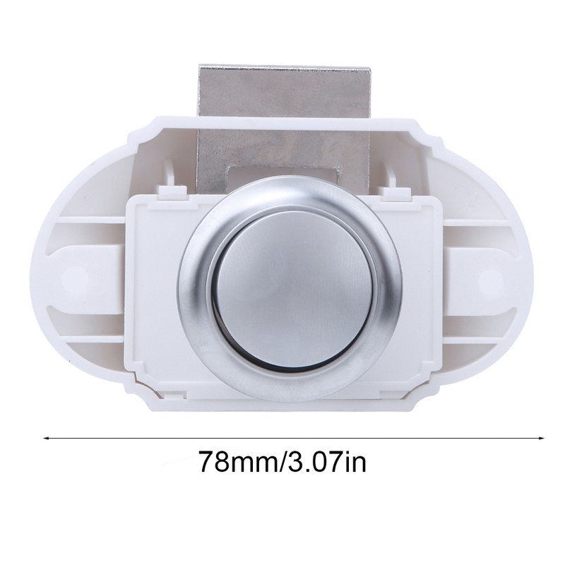 Pearl Chromium Keyless Push Pull Push Lock for RV /