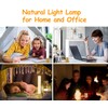 Light Therapy Lamp 10000 Lux, Happy Sun Lamp UV-Free with