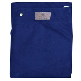 Samuel Lamont Cooking Apron - Premium Kitchen Apron for Chefs and Home Cooks | Stylish and Durable Chef's Apron for Cooking, Grilling and Baking | Navy Blue Canvas | One Size