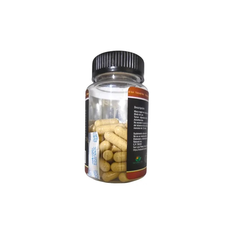 Maca Negra Natural-inn 60 Cápsulas 500mg Suplemento