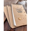LETHALIFE All Weather Notepad 3x5, 100% Water Proof, Coyote Brown,