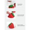 20pcs Sewing Pin Cushion Cotton Soft Lightweight Cute Strawberry Shaped