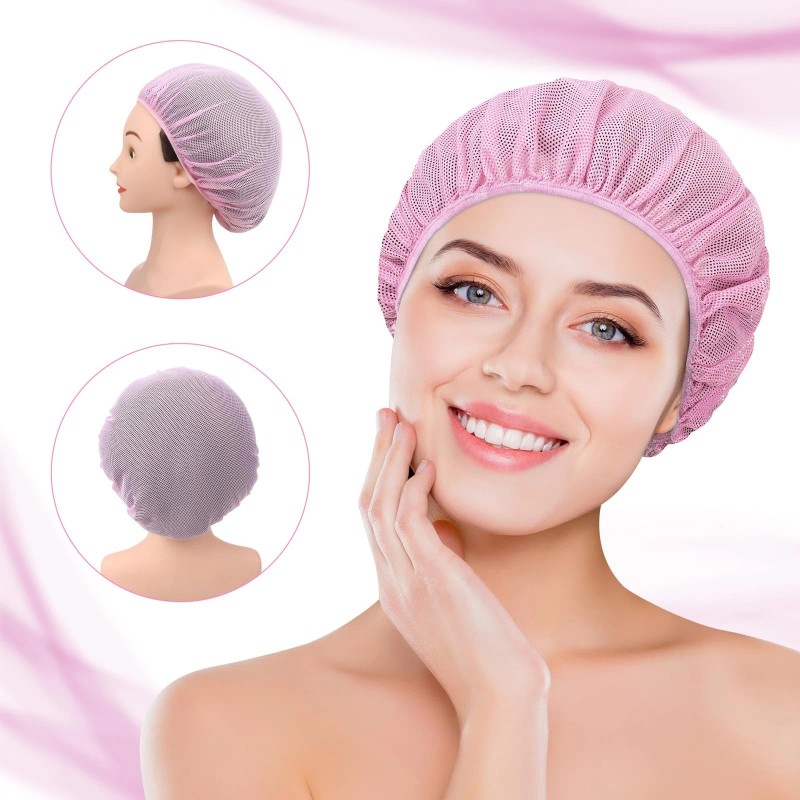 XLSXEXCL 10 Pcs Mesh Hair Net for Sleep Bonnets Cap