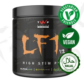 TWP Nutrition Platinum Series LFT V2, High Stim Strong Pre Workout, 390g and 30 Servings, 9 Great Flavours (Fantasy Twist)