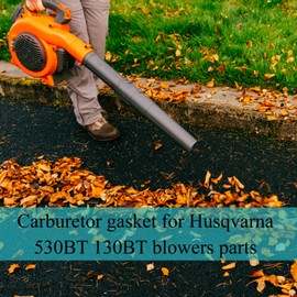 Atunee 504116101 Carburetor for Husqvarna 130BT 530BT EBZ3000RH EBZ3000RHCA EBZ3050RH Blower, WYA-73A Carburetor Gasket Replace 5041161-01