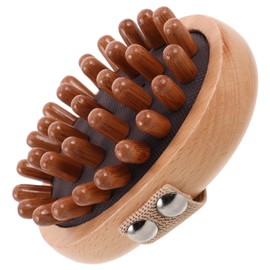 Outanaya Wooden Massage Brush for Full Body Relief Natural Wood Design for Meridian Activation Muscle Relaxation and Fatigue Relief Acupressure Tool