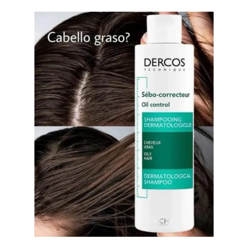 Shampo Vichy Dercos Oil Control Sebocorrecor 200ml