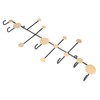 Wall Mounted Coat Rack Clothes Organizer Hooks Hanger for Hat