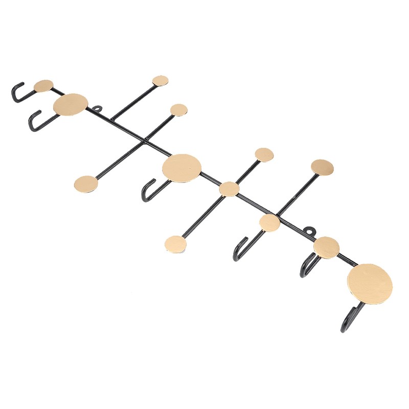 Wall Mounted Coat Rack Clothes Organizer Hooks Hanger for Hat