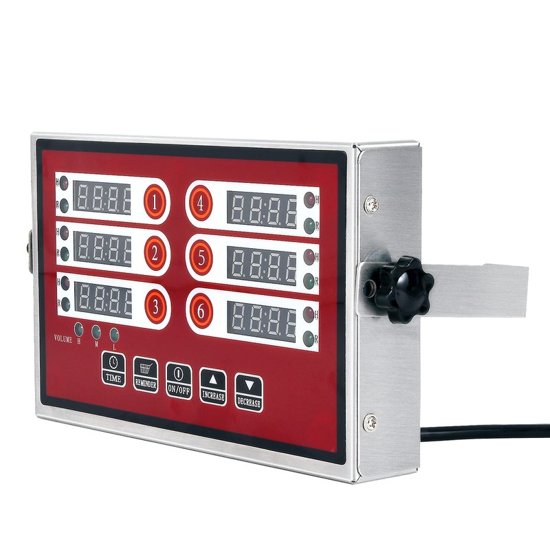 YOOYIST Kitchen Timers for Cooking – 6 Channel Commercial Kitchen