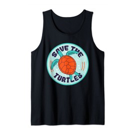 Save The Turtles Lover Pet Turtle Animal Tank Top