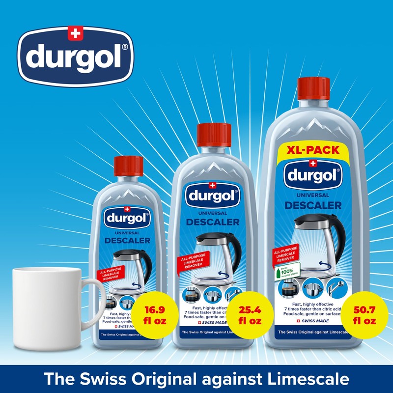 Durgol Universal, Multi-Purpose Descaler and Decalcifier for Household Items, 16.9