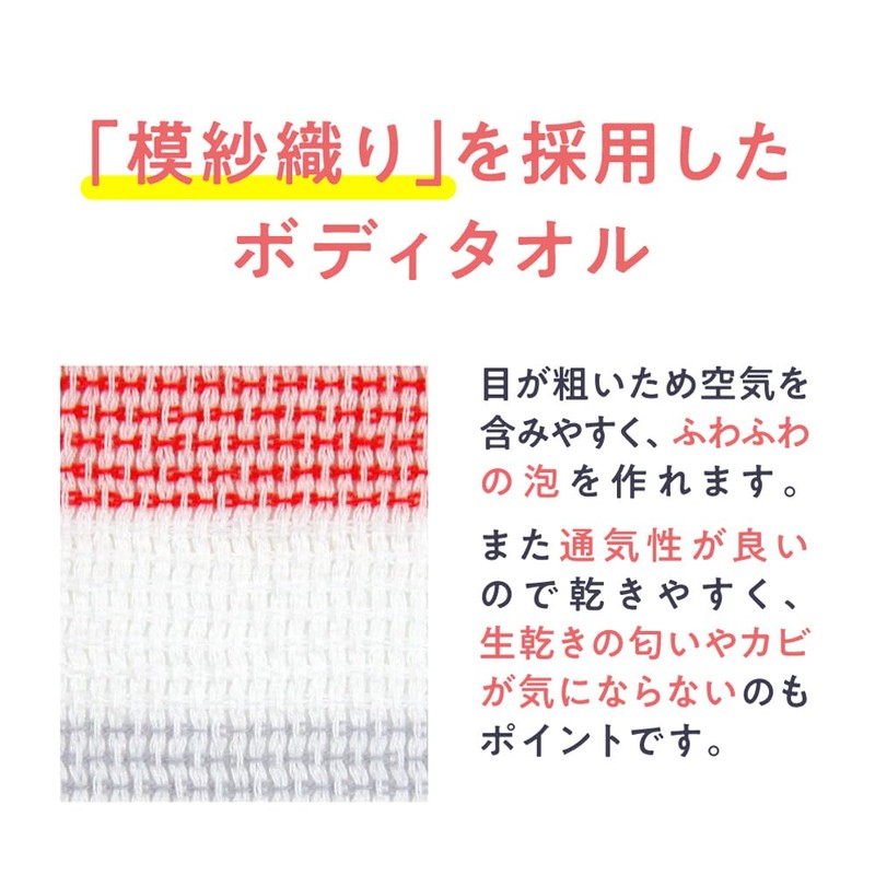 Iori Body Towel Circus Mint Imabari 13x37 inches 100% Cotton