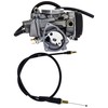 NICHE Carburetor Throttle Cable Kit for Can-Am Outlander Max 400