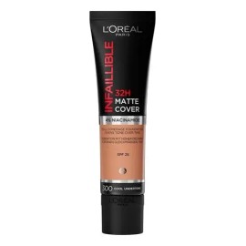 Base Maquillaje Loréal Paris Infaillible Matte Cover 30ml Tono 300 COOL                                                                               