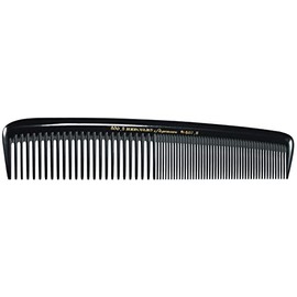 Hercules Sägemann 600-602-8 Meisterstück Professional Hairdressing Comb Natural Rubber Hair Comb with 2 Teeth Coarse and Fine 8 Inches Approx. 20.5 cm Women's Hair Comb