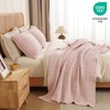 PHF 100% Cotton Waffle Weave Throw Blanket, Soft Lightweight Breathable