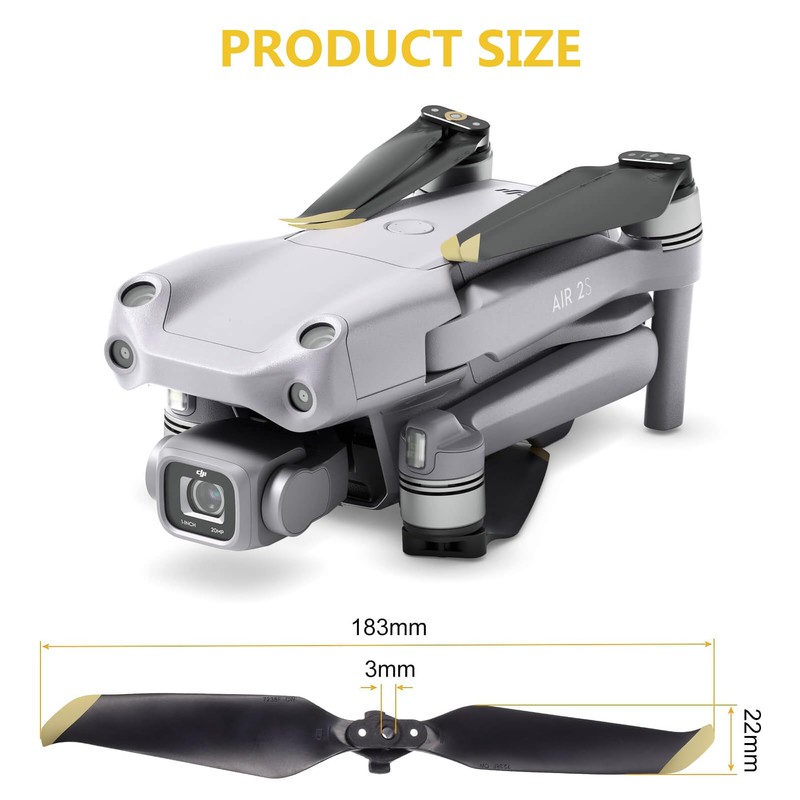 Hengrongshen 8 Pcs Air 2S Propeller/Mavic Air 2 Propeller, Quick