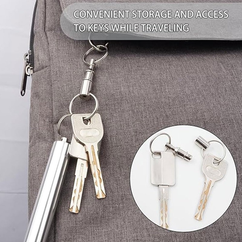 Quick Release Key Ring, Iron Alloy Detachable Keychain, Pull Apart