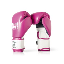 Paffen Sport «FIT» Boxing Gloves for Training, Pink/White, 8UZ