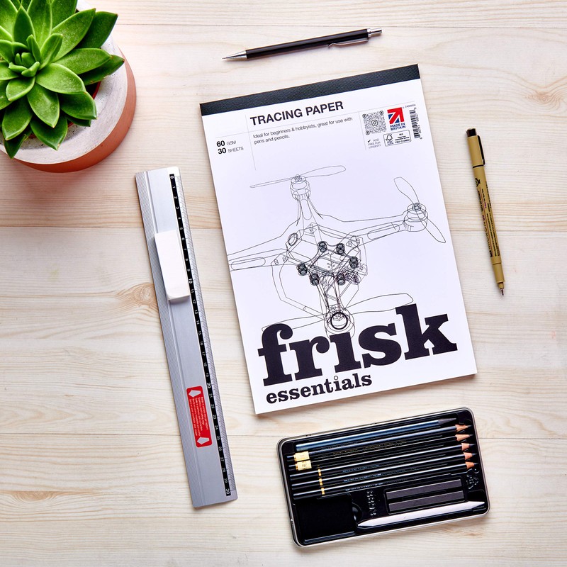 Frisk Essentials Tracing Paper Pad 60gsm 30sheets A5, White
