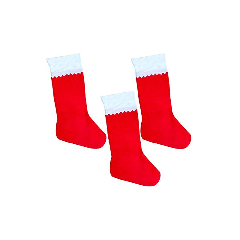 Robelli Huge Jumbo Large 90cm Red Christmas Felt Stocking (3)