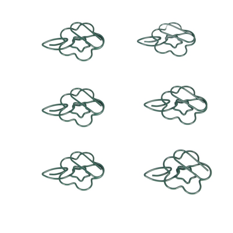 90pcs Metal Paper Clips Creatively Cute Paper Clips Small Portable